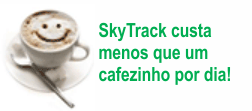 SkyTrack custa menos que um cafezinho por dia!